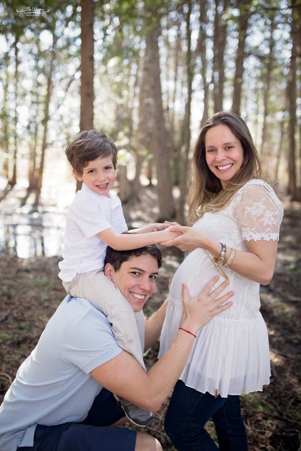 maternity photographer, family of three